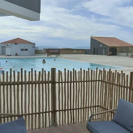 T2 Avec Piscine Et Parking Au Barcares - Fr-1-195-84 アパート Le Barcarès